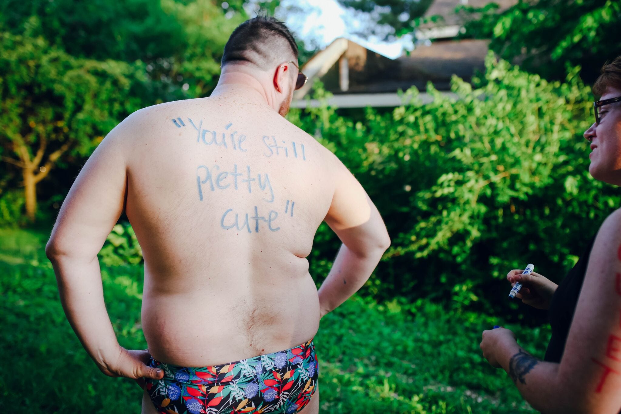 ugly man swimsuit
